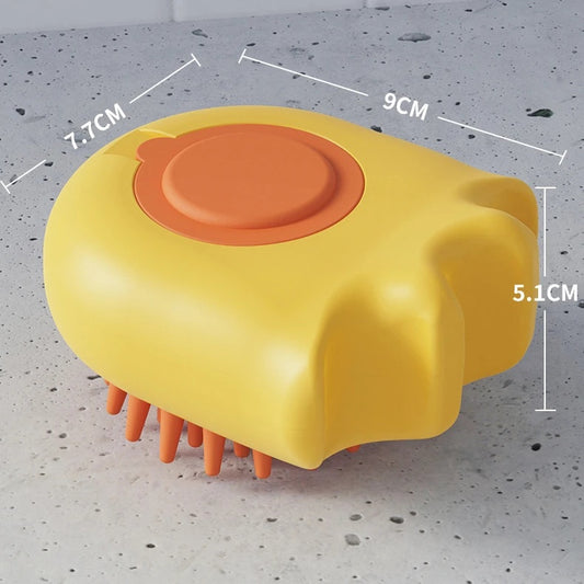 Pet Massage Bath Brush with Shampoo Box