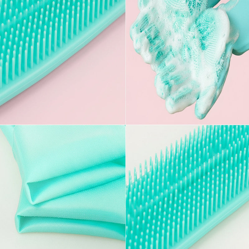 Silicone Bath Dog Massage Glove