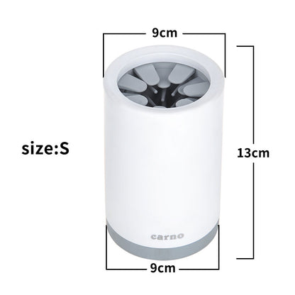 Portable Soft Silicone Pet Paw Cleaner Comb