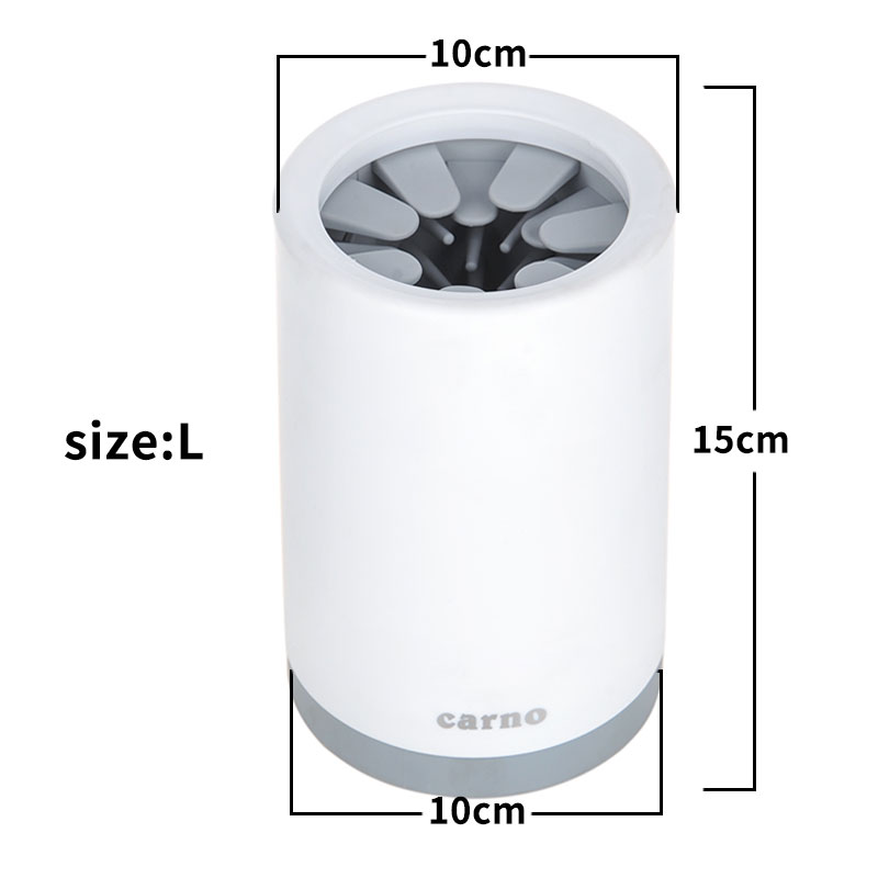 Portable Soft Silicone Pet Paw Cleaner Comb