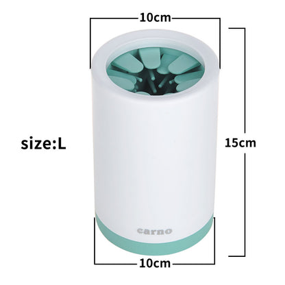 Portable Soft Silicone Pet Paw Cleaner Comb