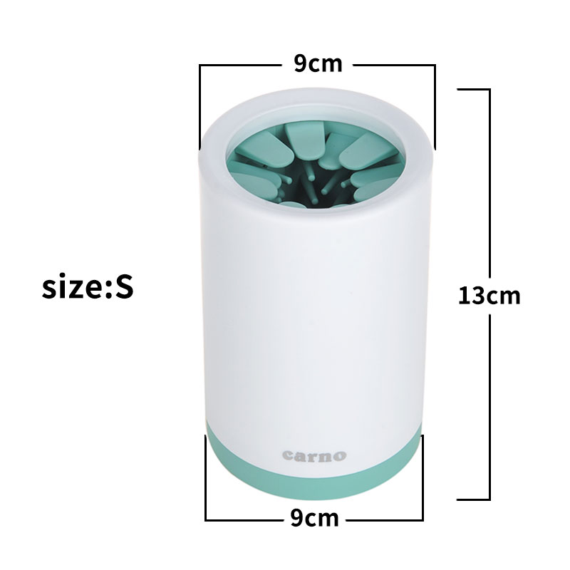 Portable Soft Silicone Pet Paw Cleaner Comb