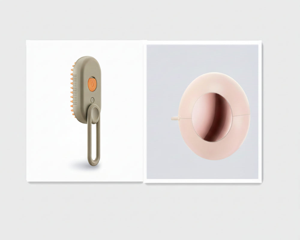 3 In 1 Electric Spray Cat Steam Brush