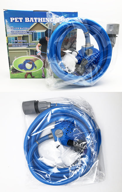 Outdoor Silicone Pet Bathing Shower Brush