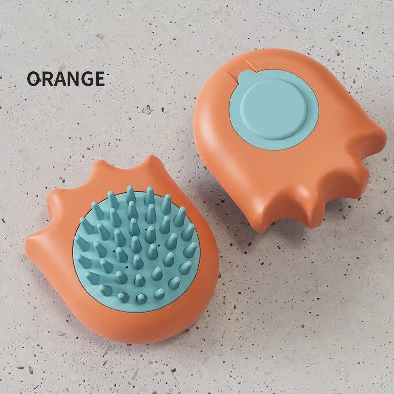 Pet Massage Bath Brush with Shampoo Box