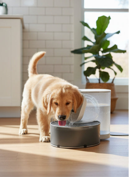 Cordless Pet Water Fountain with Smart Alerts