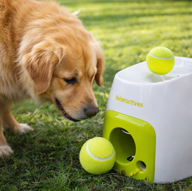 Pet Dog Baseball Food Reward Machine