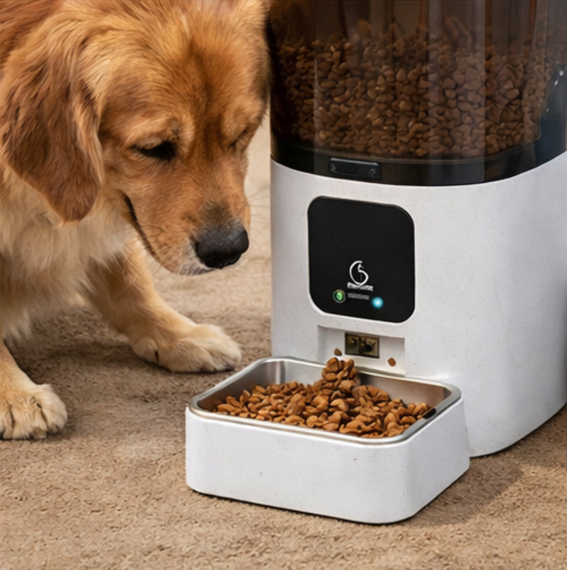 6L Smart Automatic Pet Feeder with Remote WiFi Control