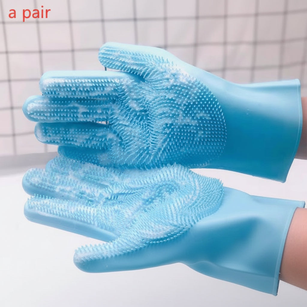 Silicone Bath Dog Massage Glove