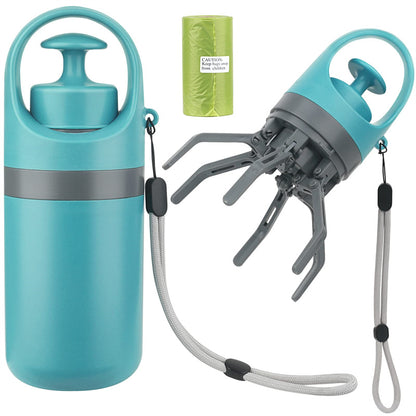 Portable Dog Poop Scooper With Built-in Dispenser