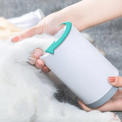 Portable Soft Silicone Pet Paw Cleaner Comb